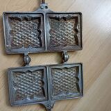 Waffle iron, croque machine sir, metal
