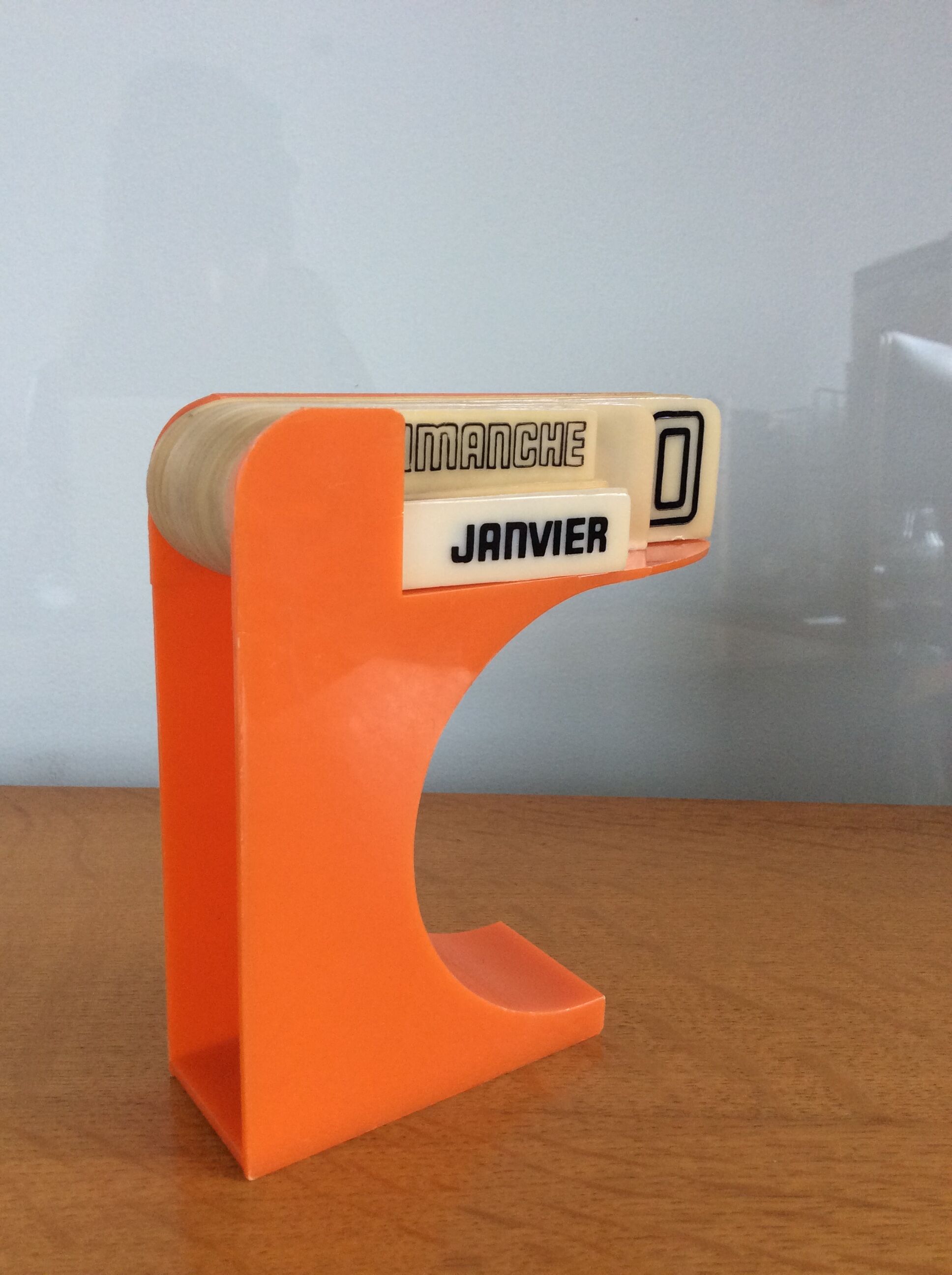Vintage perpetual calendar from the 70s