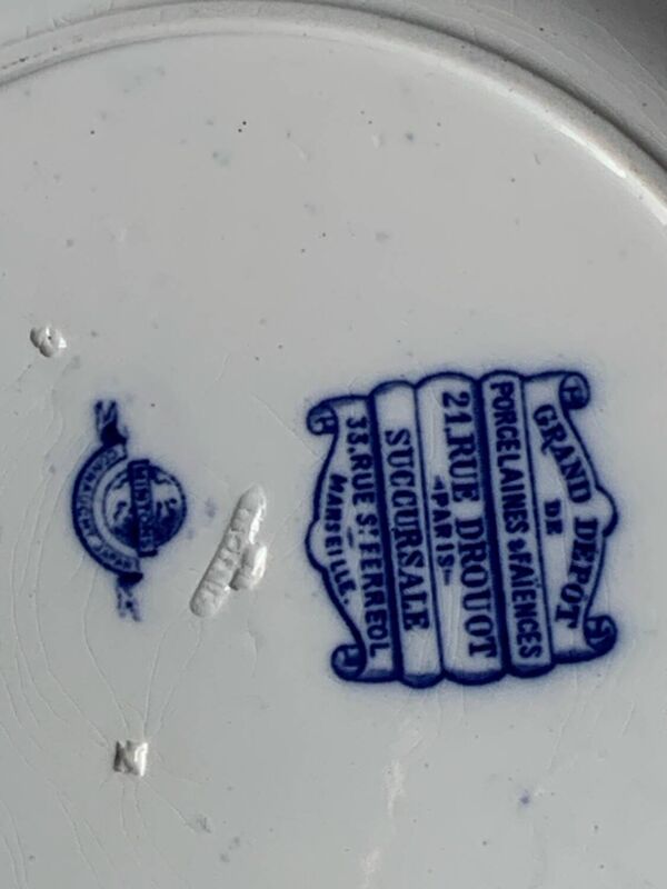 Assiettes anglaises 19eme Minton