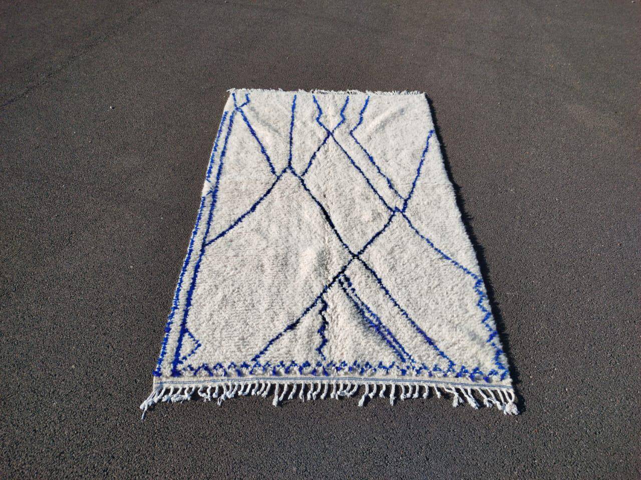 Authentic Berber rug in pure wool 3x2 m