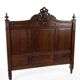 Antique solid oak headboard