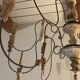 Wooden and iron suspension luster