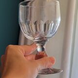 4 anciens verres à pans facettes XIXème