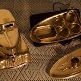 Encrier en laiton, Angleterre 1930