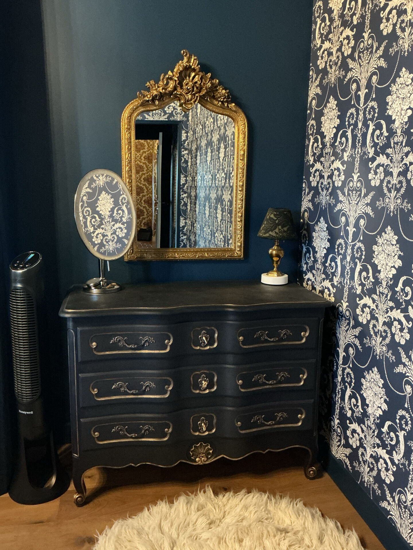 Louis XV style tomb commode reinterpreted