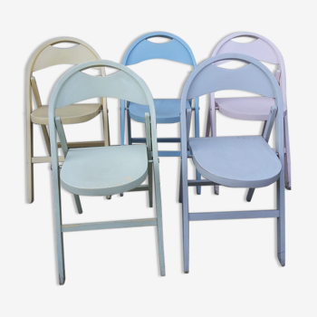 5 chaises pliantes
