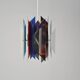 Tivoli Pendant Lamp by Simon Henningsen for Lyfa. Denmark 1962 (blk)