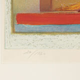 Lichtquelle, Serigraph in Colors, 83 x103 cm