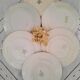6 old flat plates mismatched in earthenware