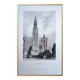 Notre-Dame of Antwerp, old engraving, printed in 1841.