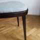 Ensemble de quatre chaises de salle à manger du milieu du siècle des années 1960 par TON