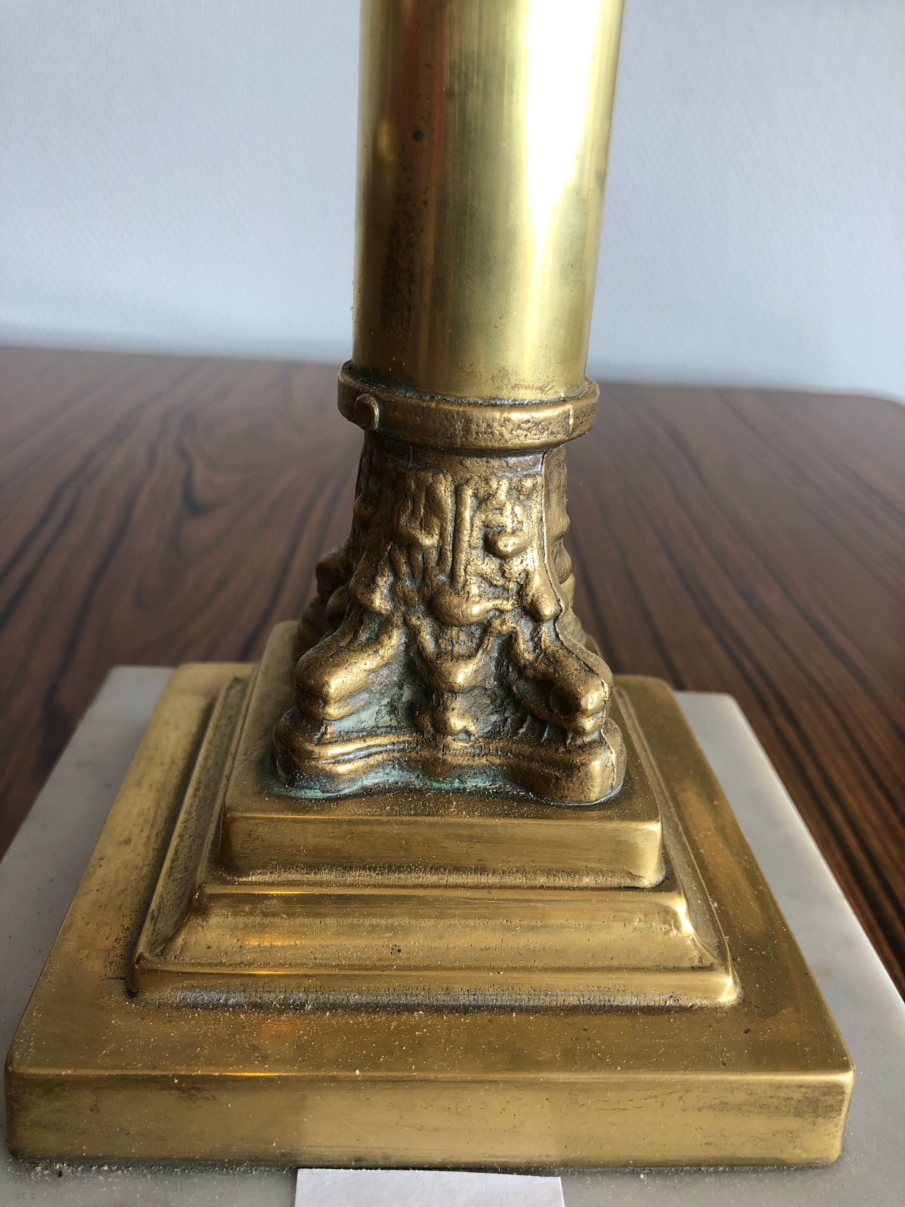 Trebuchet brass scale