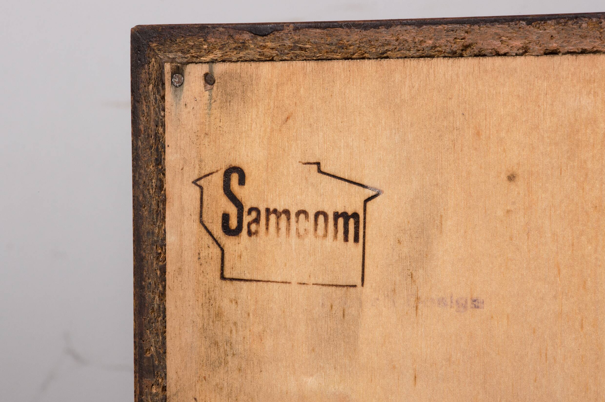 Danish teak chest of drawers or small sideboard, 3 large drawers, 1960.