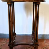 Console en noyer peinte à la main par Vittorio Grifoni, Florence, années 19