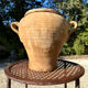 Ancient terracotta pottery jar from the 19th century.
