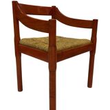 Vintage Carimate chair design by Vico Magistretti