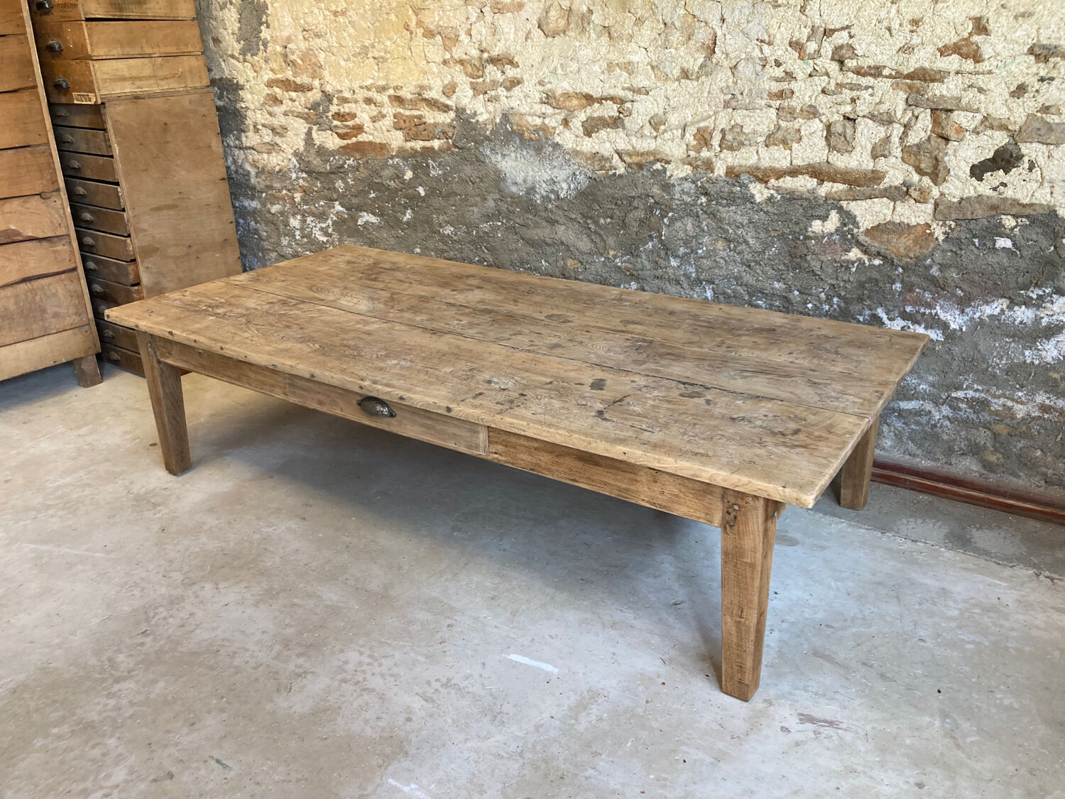 XL elm coffee table