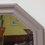 Bevelled octagonal mirror