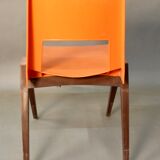 Suite de 4 chaises vintage stamp