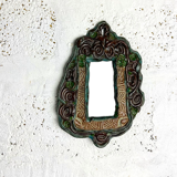 Anonymous ceramic mirror, 20x12 cm