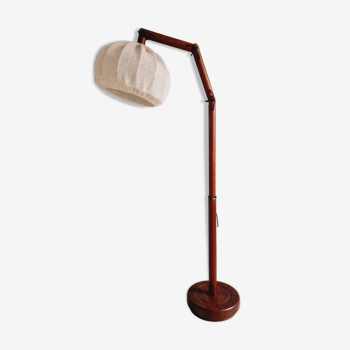 Scandinavian teak floor lamp, 1970s