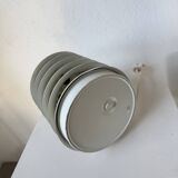 White lacquered metal table lamp from the 60s