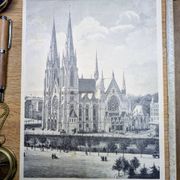 Saint Paul’s Church in Strasbourg, printed in 1897.