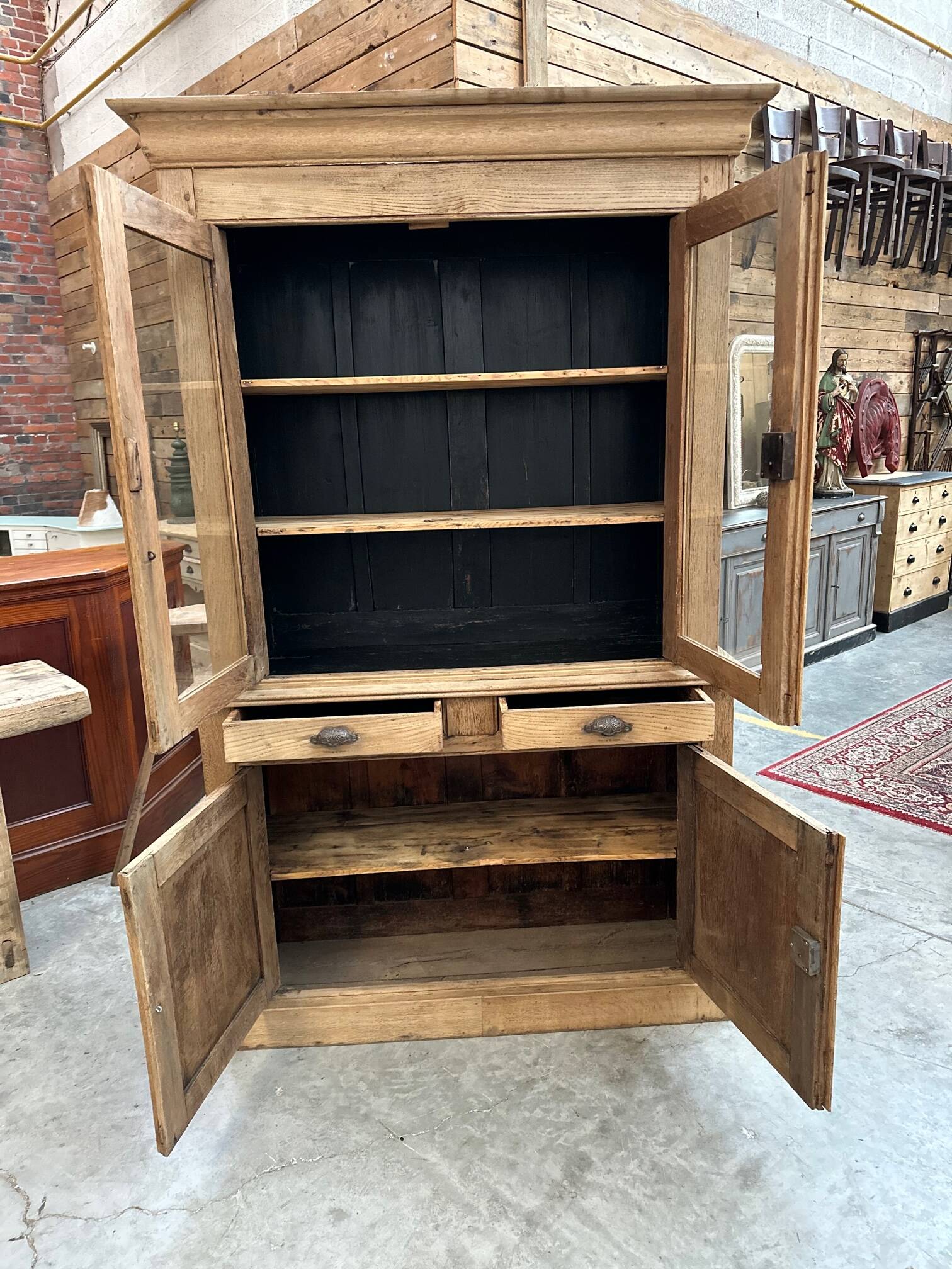 Late 19th century dresser in solid oak