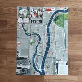 Plan de la ville de Lyon