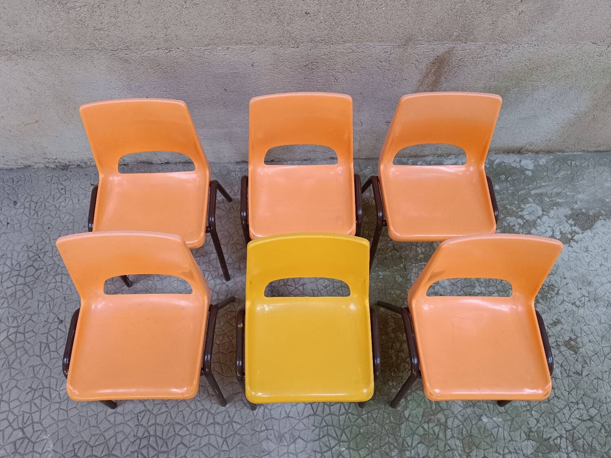 Vintage nursery school children's chair