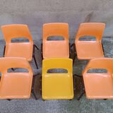 Vintage nursery school children's chair