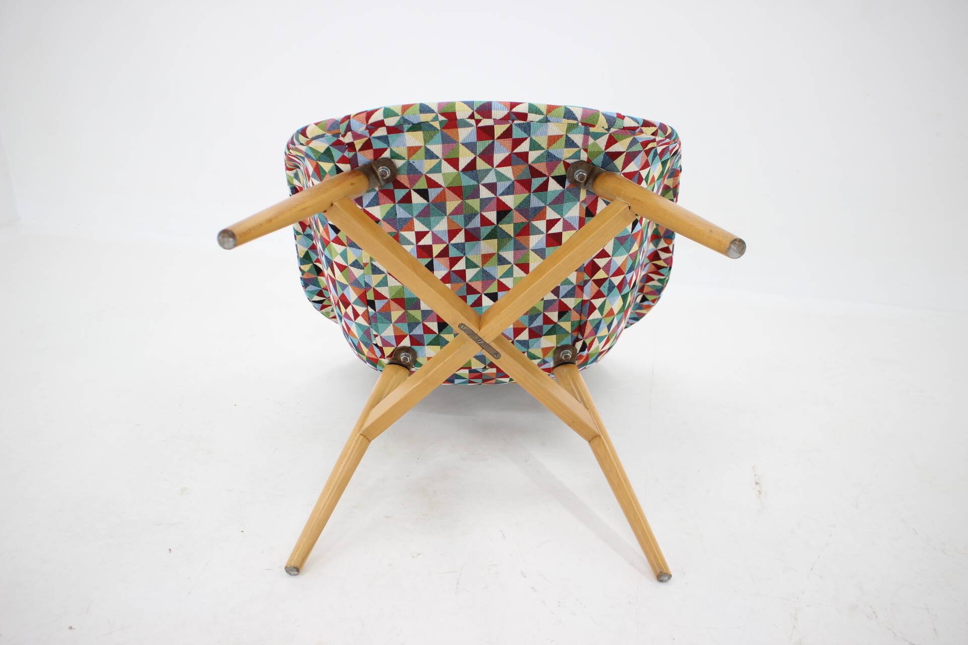 1960s Miroslav Navratil Shell Lounge Chair, Czechoslovakia