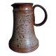 Stoneware pitcher from Puisaye signed by Jean-Pierre Prud’homme.