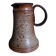 Stoneware pitcher from Puisaye signed by Jean-Pierre Prud’homme.