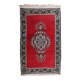 Tapis vintage fait main Tabriz 80 x 126 cm laine rouge vif - 1C1048