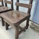 Set of 6 Brutalist Dining Chairs in Belgian Oak, 1965