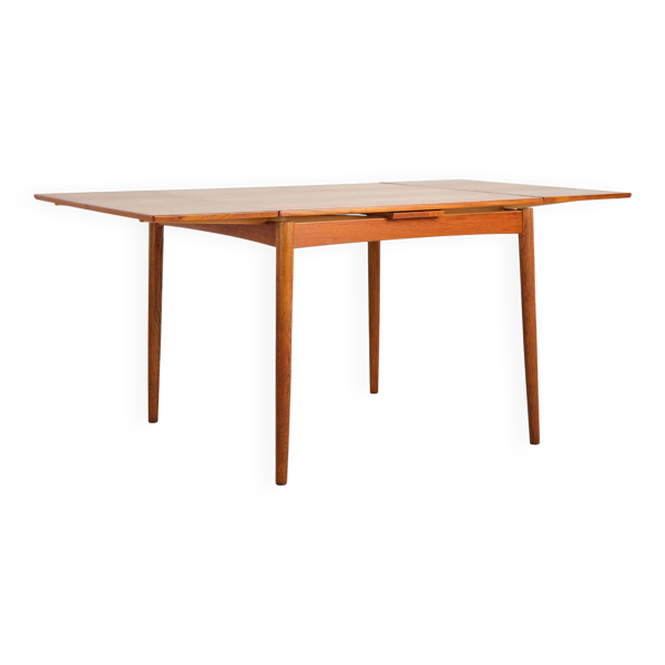Table extensible en teck par Poul Hundevad, Danemark