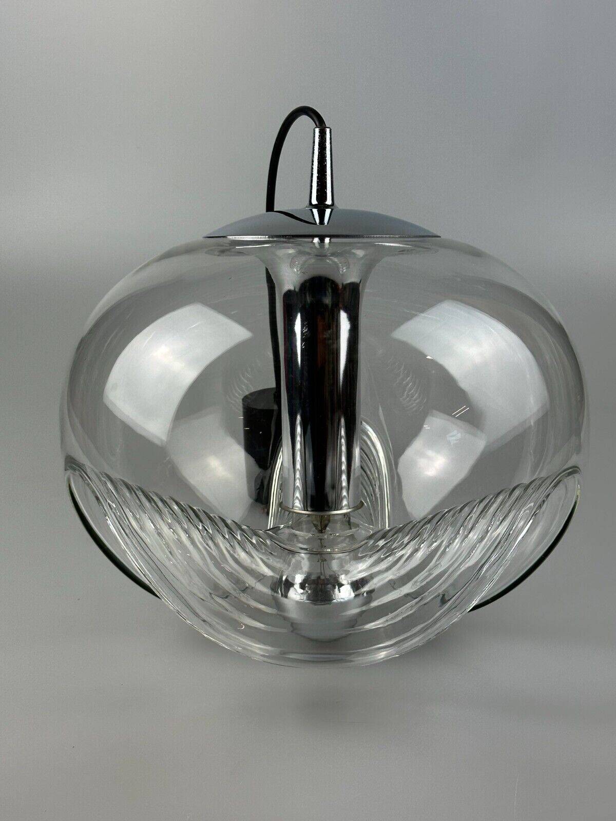 60s 70s ceiling lamp hanging lamp Peill & Putzler "Wave" Koch & Lowy Design