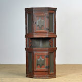 Swedish Farmhouse Corner Cabinet, 1817