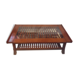 Exotic wooden Asian style coffee table
