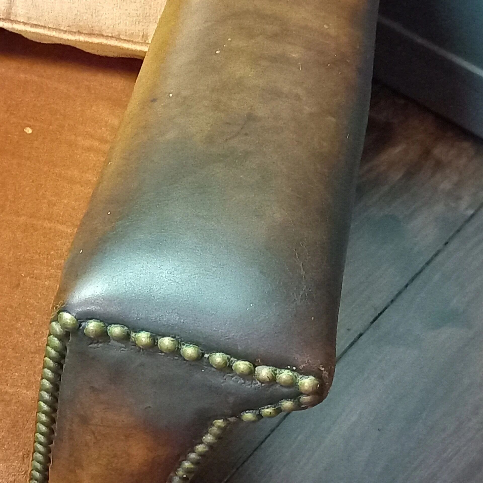 French leather armchair – Art Deco ca. 1915-1920