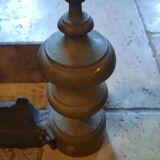 Paire de chenets en bronze