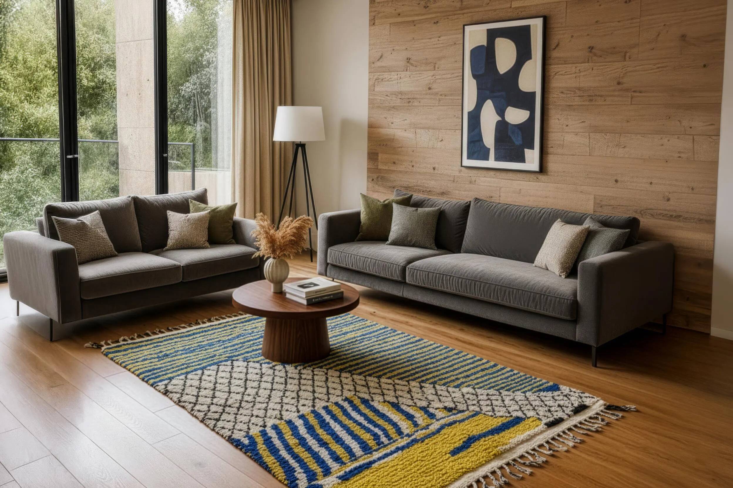 Traditional handmade Moroccan rug 2.5 x 1.5 m