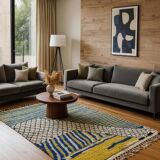 Traditional handmade Moroccan rug 2.5 x 1.5 m