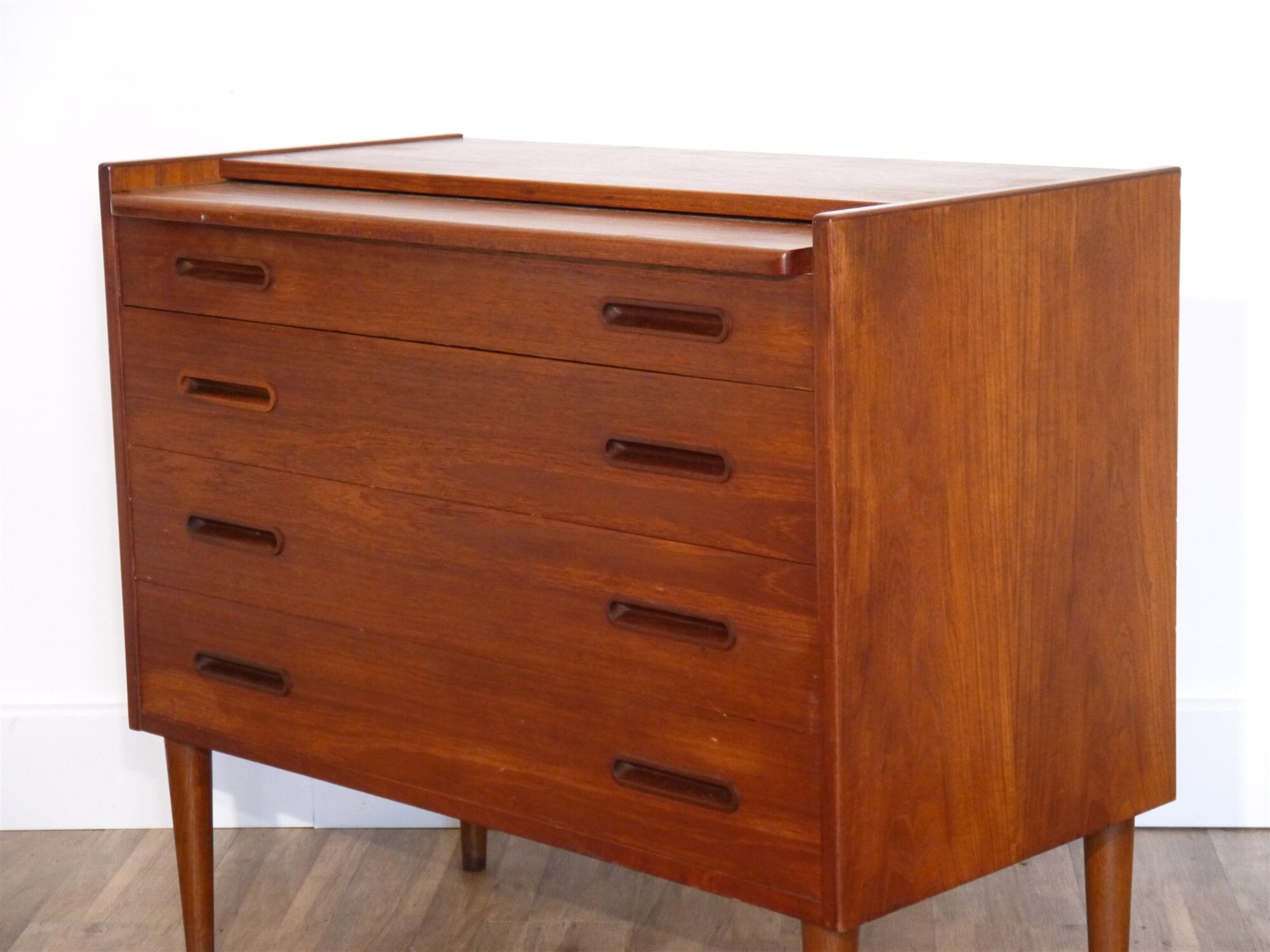 Scandinavian vintage chest of drawers in teak