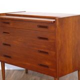 Scandinavian vintage chest of drawers in teak