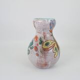 Large vase with handle by Daniel Etienne in Vallauros
