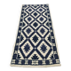Hand-knotted high wool Berber rug
