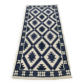 Hand-knotted high wool Berber rug