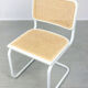 Vintage white B32 Cesca chair by Marcel Breuer, 90s